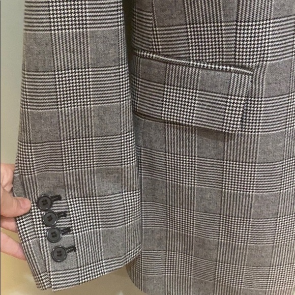NWT Rebecca Minkoff Celia Check Blazer - Picture 6 of 12